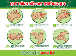 các bước rửa tay
