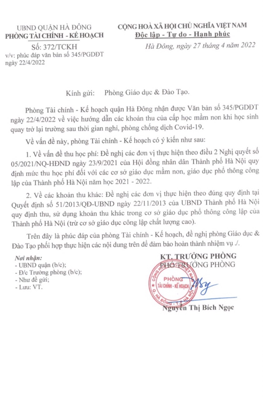 phòng tài chính